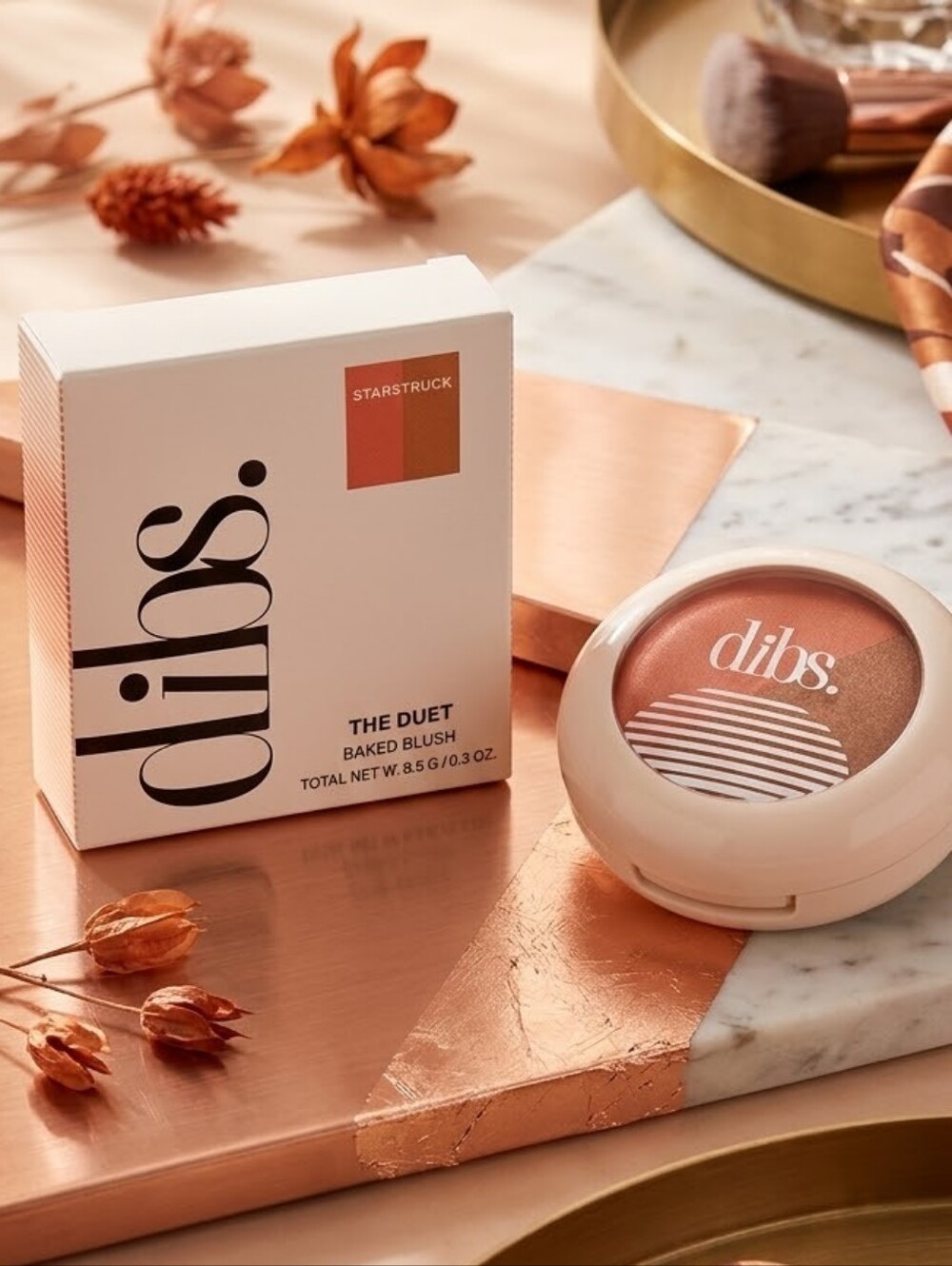 Dibs The Duet Baked Blush In Starsruck Full Size New In Box